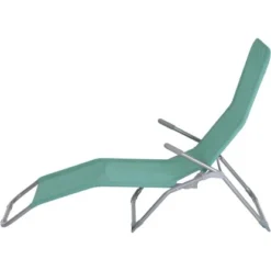 Gardamo Bäderliege 140 Cm X 61 Cm X 96 Cm Silber-Mint -Vitavia Verkäufe 721004 1346 03