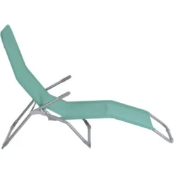 Gardamo Bäderliege 140 Cm X 61 Cm X 96 Cm Silber-Mint -Vitavia Verkäufe 721004 1346 05