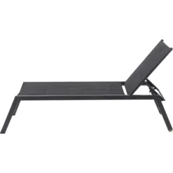 Siena Garden Rollliege Mirena 210 Cm X 65 Cm X 42,5 Cm Silber-Schwarz -Vitavia Verkäufe 721018 1346 03