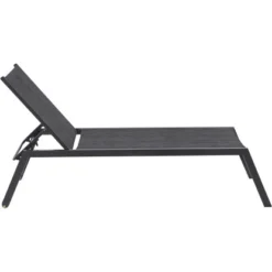 Siena Garden Rollliege Mirena 210 Cm X 65 Cm X 42,5 Cm Silber-Schwarz -Vitavia Verkäufe 721018 1346 05