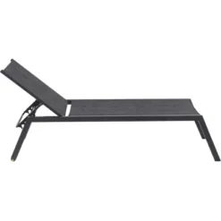 Siena Garden Rollliege Mirena 210 Cm X 65 Cm X 42,5 Cm Silber-Schwarz -Vitavia Verkäufe 721018 1346 09