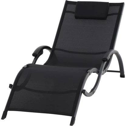 Siena Garden Sonnenliege Tropez 210 Cm X 65 Cm X 42,5 Cm Anthrazit 1 Siena Garden Sonnenliege Tropez 210 Cm X 65 Cm X 42,5 Cm Anthrazit