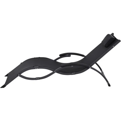 Siena Garden Sonnenliege Tropez 210 Cm X 65 Cm X 42,5 Cm Anthrazit 3 Siena Garden Sonnenliege Tropez 210 Cm X 65 Cm X 42,5 Cm Anthrazit – Bild 3