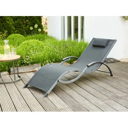 Siena Garden Sonnenliege Tropez 210 Cm X 65 Cm X 42,5 Cm Anthrazit 11 Siena Garden Sonnenliege Tropez 210 Cm X 65 Cm X 42,5 Cm Anthrazit – Bild 11