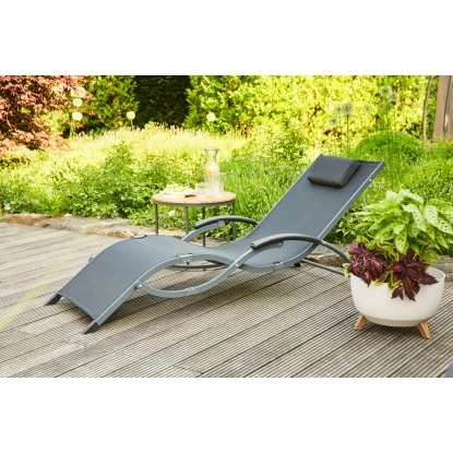 Siena Garden Sonnenliege Tropez 210 Cm X 65 Cm X 42,5 Cm Anthrazit 15 Siena Garden Sonnenliege Tropez 210 Cm X 65 Cm X 42,5 Cm Anthrazit – Bild 15