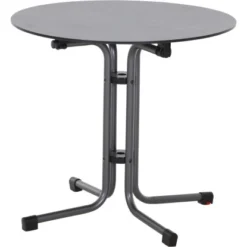Siena Garden Klapptisch Sola Stahl Ø 80 Cm Anthrazit