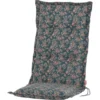 Siena Garden Sesselauflage Xora 120 Cm X 48 Cm X 8 Cm Petrol Blume