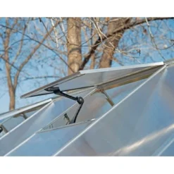 Palram - Canopia Gewächshaus Mythos Einzeltür 4,6m² Silber -Vitavia Verkäufe 7290103110598 4695 AB 01