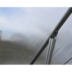 Palram - Canopia Gewächshaus Mythos Einzeltür 4,6m² Silber -Vitavia Verkäufe 7290103110598 4695 AB 04