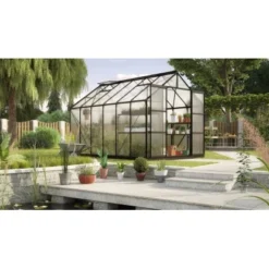 Gewächshaus Vitavia Uranus 9900 Hohlkammerplatten 6 Mm Inkl. Fundament Schwarz