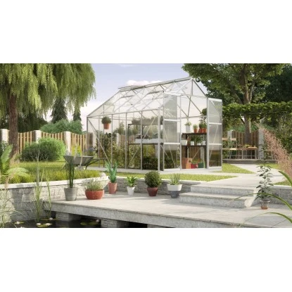 Gewächshaus Vitavia Uranus 8300 Sicherheitsglas 3 Mm Inkl. Fundament Aluminium 2 Gewächshaus Vitavia Uranus 8300 Sicherheitsglas 3 Mm Inkl. Fundament Aluminium – Bild 2