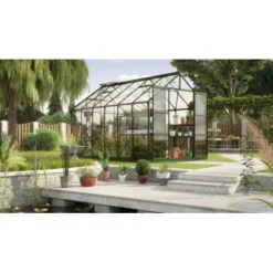 Gewächshaus Vitavia Uranus 9900 Sicherheitsglas 3 Mm Inkl. Fundament Smaragd