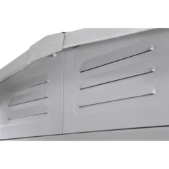 Globel Industries Metall-Gerätehaus 8x8 Silber Metallic B X T: 234 Cm X 237 Cm -Vitavia Verkäufe 741 gi00403 metallgerae 10