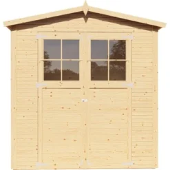 Bertilo Gerätehaus Plexi Apex 1 Natur 103 Cm X 207 Cm FSC® -Vitavia Verkäufe 742686004779 11021300 S 03