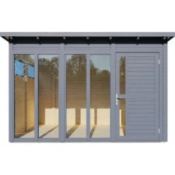 Bertilo Gartenhaus Pentus 3 Office 234 Cm X 337 Cm Anthrazit FSC® -Vitavia Verkäufe 742686004946 11021300 S 02