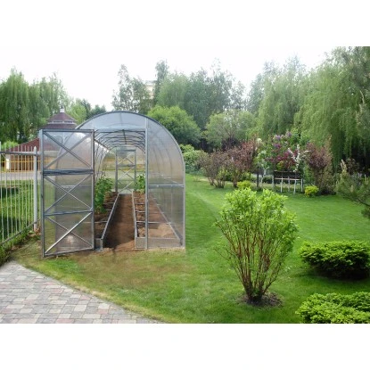Westmann Gewächshaus Tunnel 4 M² Stahl Silber 200 Cm X 200 Cm 3 Westmann Gewächshaus Tunnel 4 M² Stahl Silber 200 Cm X 200 Cm – Bild 3