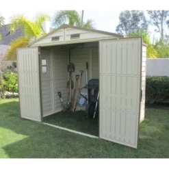 Duramax Kunststoff-Gerätehaus StoreAll Beige 3,9 M² -Vitavia Verkäufe 746458 4171 4