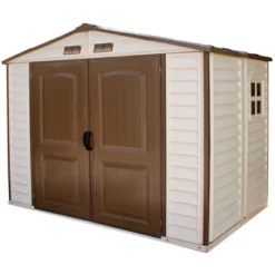 Duramax Kunststoff-Gerätehaus StoreAll Beige 3,9 M² -Vitavia Verkäufe 746458 4171 6