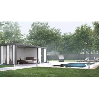 Wolff Finnhaus Metall-Gartenhaus Eleganto 2424 Lounge Links Weiß 522x238 Cm 1 Wolff Finnhaus Metall-Gartenhaus Eleganto 2424 Lounge Links Weiß 522x238 Cm