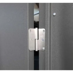 Wolff Finnhaus Metall-Gartenhaus Eleganto 2424 Lounge Rechts Granitgrau 522x238 -Vitavia Verkäufe 747055 4726 7