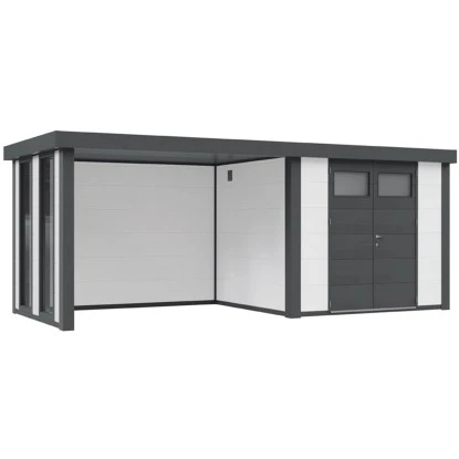 Wolff Finhaus Metall-Gartenhaus Eleganto 2724 Lounge Links Weiß 552 X 238 Cm 1 Wolff Finhaus Metall-Gartenhaus Eleganto 2724 Lounge Links Weiß 552 X 238 Cm