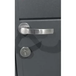 Wolff Finhaus Metall-Gartenhaus Eleganto 2724 Lounge Rechts Granitgrau 552 X 238 -Vitavia Verkäufe 747071 4726 6