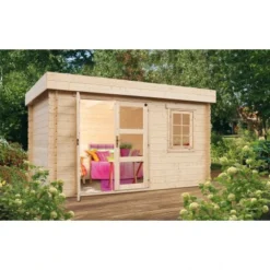 Kiehn-Holz Holz-Gartenhaus KH 28-023 Unberührt 340 Cm X 250 Cm