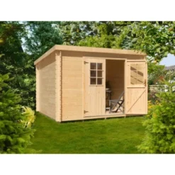 Kiehn-Holz Holz-Gartenhaus KH 19-021 Unberührt 260 Cm X 220 Cm