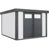 Wolff Finnhaus Metall-Gerätehaus Eleganto Weiß 6,4 M²