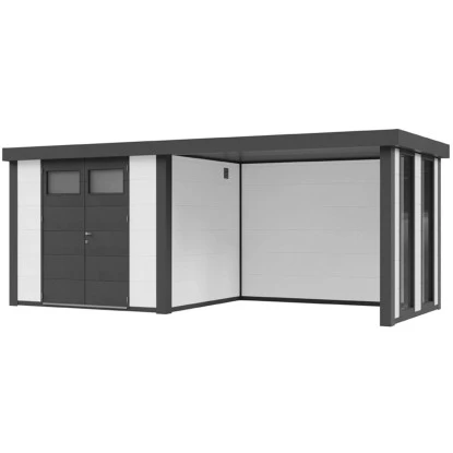 Wolff Finnhaus Metall-Gerätehaus Eleganto Weiß 13,9 M² 1 Wolff Finnhaus Metall-Gerätehaus Eleganto Weiß 13,9 M²