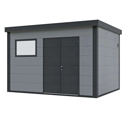 Wolff Finnhaus Metall-Gerätehaus Eleganto Lichtgrau 11,6 M² 1 Wolff Finnhaus Metall-Gerätehaus Eleganto Lichtgrau 11,6 M²