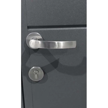 Wolff Finnhaus Metall-Gerätehaus Eleganto Lichtgrau 11,6 M² 4 Wolff Finnhaus Metall-Gerätehaus Eleganto Lichtgrau 11,6 M² – Bild 4