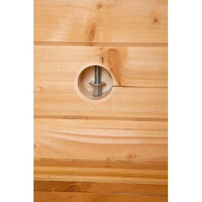 Wolff Finnhaus Holz-Gartenhaus Trondheim 44-B XL Natur BxT:360 Cm X 360 Cm 9 Wolff Finnhaus Holz-Gartenhaus Trondheim 44-B XL Natur BxT:360 Cm X 360 Cm – Bild 9