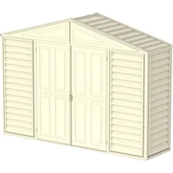 Duramax Kunststoffgerätehaus SidePro 319 Cm X 85 Cm Mit Bodenrahmen