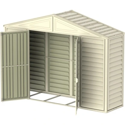 Duramax Kunststoffgerätehaus SidePro 319 Cm X 85 Cm Mit Bodenrahmen 2 Duramax Kunststoffgerätehaus SidePro 319 Cm X 85 Cm Mit Bodenrahmen – Bild 2