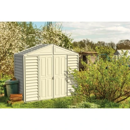 Duramax Kunststoffgerätehaus SidePro 319 Cm X 85 Cm Mit Bodenrahmen 3 Duramax Kunststoffgerätehaus SidePro 319 Cm X 85 Cm Mit Bodenrahmen – Bild 3