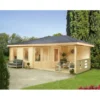 Wolff Finnhaus Holz-Gartenhaus Anna 40-A/1 Natur 21 M²