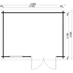 Alpholz Holz-Gartenhaus Pultdach Unbehandelt 380 Cm X 325 Cm -Vitavia Verkäufe 76 11003400 RD5770 1.jpg 4