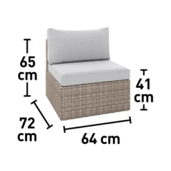 Lounge-Sessel Olea Aus Polyrattan Sand -Vitavia Verkäufe 7786791 VM01