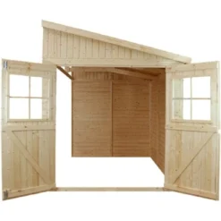 Timbela Anbau-Gartenhaus Holz M338 4 M² Ohne Seitenwand Ohne Boden -Vitavia Verkäufe 7950167 11023400 M338 S 02