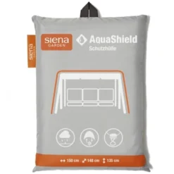 Siena Garden Schutzhülle Hollywoodschaukel AquaShield Hellgrau 148 X 150 X135 Cm
