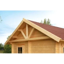 Skan Holz-Gartenhaus Bern 2 Mit Dachlattung B X T 420 Cm X 560 Cm -Vitavia Verkäufe 7 2622 Gartenhaus 4 611089