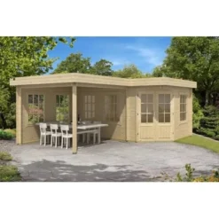 Alpholz Holz-Gartenhaus Flachdach Unbehandelt 422 Cm X 274 Cm -Vitavia Verkäufe 804 11003400 Pepe 28.jpg 3