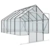 Vitavia Gewächshaus Cassandra 8300 Alu ESG 3 Mm 257 Cm X 323,1 Cm X 248,9 Cm
