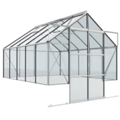 Vitavia Gewächshaus Cassandra 8300 Alu ESG 3 Mm 257 Cm X 323,1 Cm X 248,9 Cm