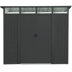 Pergart Gerätehaus Lübeck 86 Anthrazit Matt 238 Cm X 194 Cm X 203 Cm -Vitavia Verkäufe 820827 2298 3