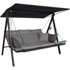 Angerer Hollywoodschaukel 3-Sitzer Lounge Smart Sand