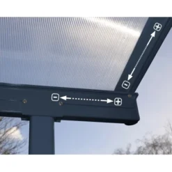 Palram Terrassendach Sierra B X T: 670 Cm X 230 Cm Grau -Vitavia Verkäufe 8346116 1741 PA705484 05