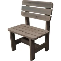 Promadino Holz-Sessel Summer Grau