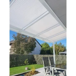 Gutta Unterdachmarkise St. Tropez Weiß 4 M X 4 M Grau Ausladung 2,5 M Motor -Vitavia Verkäufe 843081 4622 4 1